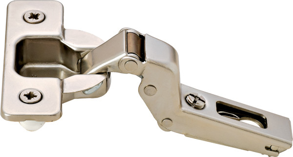 Salice C2R6P99 Hinge, steel, nickel-plated, 110degree, inset mounting, self closing, with dowel, Mod 0