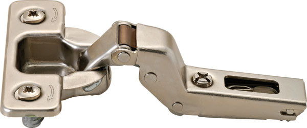 Salice C276P99 Hinge, steel, nickel-plated, 110degree, inset mounting, self closing, Rapido, Mod 0