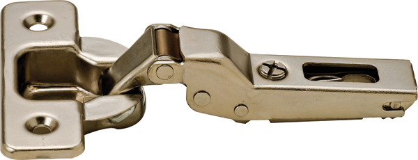 Salice C2PPG99 Push Hinge, steel, nickel-plated, 110degree, half overlay, screw-on, Mod 8