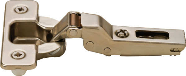 Salice C2RPG99 Push Hinge, steel, nickel-plated, 110degree, half overlay, with dowel, Mod 8
