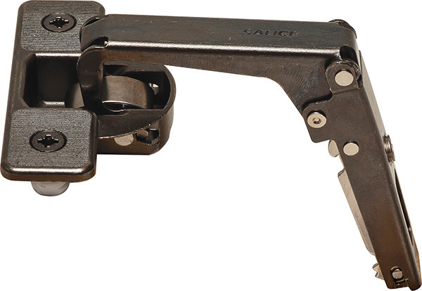 Salice C2RYA66 silentia hinge, midnight titanium, pie cut corner