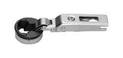 Salice C2C7P39 Glass Door Hinge, steel, inset mounting, self closing, Mod 0