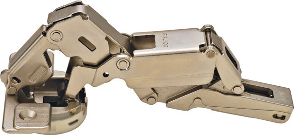 Salice C2PMDD9 Silentia Hinge, 155 degree, 1/2" overlay, screw-on, nickel plated Mod 12