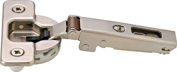 Salice C1R6AD9 Silentia Hinge, steel, nickel-plated, 105 degree, full overlay, dowel, Mod 17