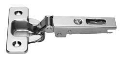 Salice C1P6A99 Hinge for Thin Door, 105degree, full overlay, self closing, screw-on, Mod 17
