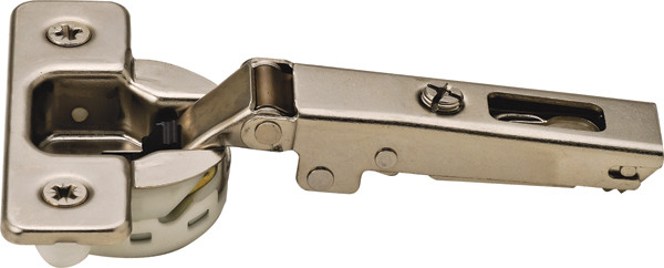 Salice C2RBAD9 Silentia hinge for thick doors, steel, nickel plated, 94 degrees, full overlay, with dowel, Mod 17