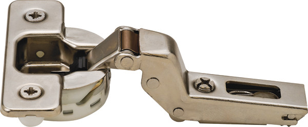Salice C2RBPD9 Silentia hinge for thick doors, steel, nickel plated, 94 degrees, inset, soft closing, with dowel, Mod 0