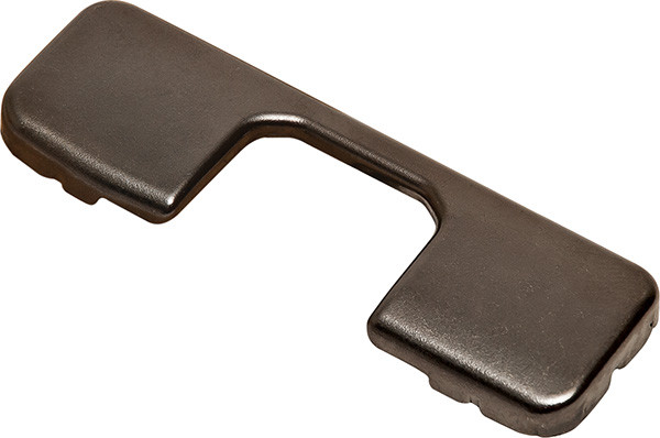Salice S2XX85H6, covercap for hinge cup flange, steel, midnight titanium