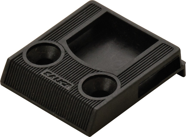 Salice DP29SN31 Push Catch, surface mount, plastic, black, with lip