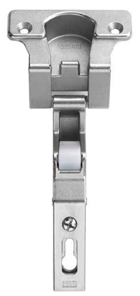 Salice CMP3A99 Institutional Hinge, steel, nickel-plated, 270 degrees, full overlay, self-closing, screw-on