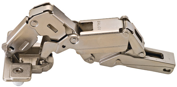 Salice - Concealed Hinge, Zero Protrusion, 155° Opening Angle,Full Overlay, C2RKA99, Dowel, Self-close