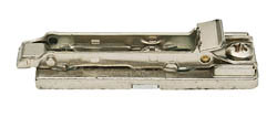Salice BAP3R99 Clip Mounting Plate, steel, nickel-plated, straight for woodscrews, 9mm, MOD 11