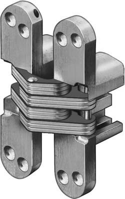 Soss Hinge #218Us26Db Satin chrome 29 x 118mm