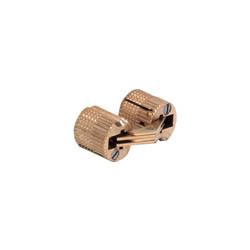 Zysa Hinge Prem., brass, matt, diameter 14mm