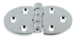 Flap Hinge, steel, nickel-plated polished