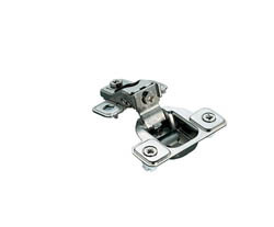 Salice CSR3699XR Hinge, steel, nickel plated, 106degree, 9/16", face frame, self closing, with dowel, 3 cam