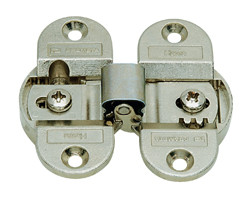 Aximat Folding Door HInge, zinc, nickel plated