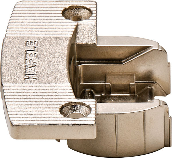 Aximat 300 TM Institutional Hinge, screw mounted hinge cup, zinc, nickel plated