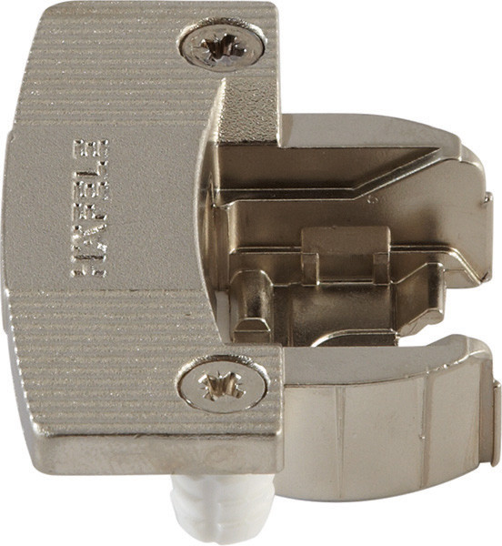 Aximat 300 TM Institutional Hinge, dowel mounted hinge cup, zinc, nickel plated