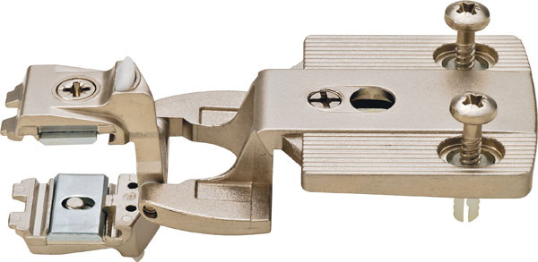 Aximat 300 TM Institutional Hinge, twin arm arm with expanding 5mm dowel mount, zinc, nickel plated