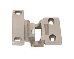 Aximat hinge for thin phenolic material, 3/8" overlay, stainless steel