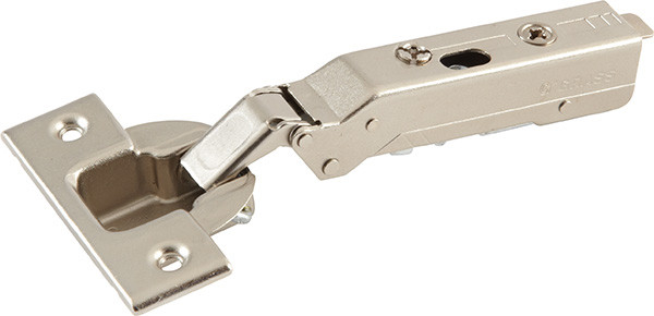 Grass Tiomos Hinge, 110 degree opening, full overlay, self-close, screw, steel, nickel-plated, 22mm