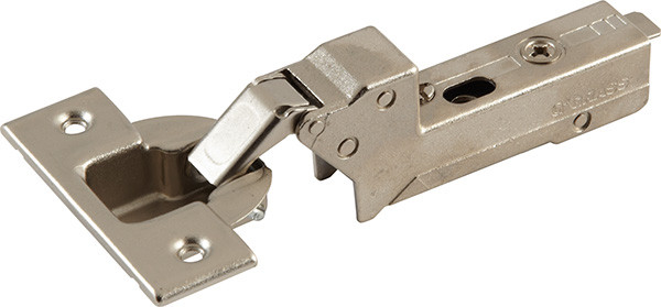 Grass Tiomos Hinge, 110 degree opening, inset, self-close, screw, steel, nickel-plated