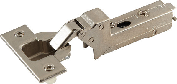 Grass Tiomos Hinge, 110 degree opening, inset, soft-close, dowel, steel, nickel-plated