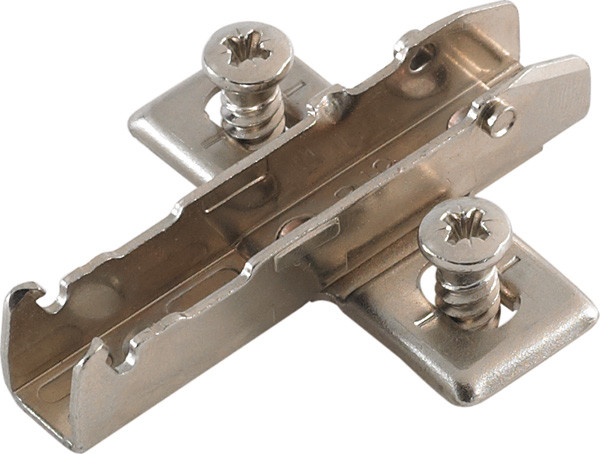 Grass Tiomos Wing Baseplate, 3-point fixing, 13.5mm euroscrew, steel, nickel-plated, 3.5mm