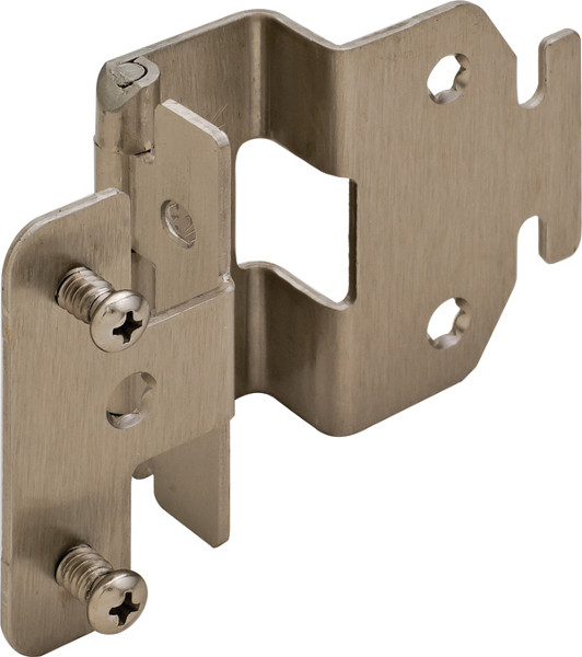 Hinge, 5-K advantage, steel, brushed nickel