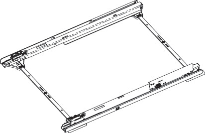 Tandembox Waste/Recycle Set, 15" Min. Opening