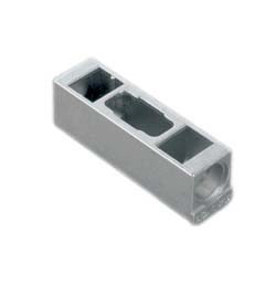 Salice D076SN9 Smove Shock Absorber, with lip, steel, nickel plated