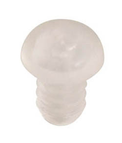 Door Stop, plastic, clear, 5mm, 8.5x8x3mm