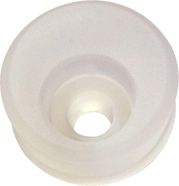 Euro Door Stop, clear, 10 pieces per pack
