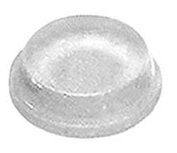 Door Stop, plastic, transparent, width=12.7 height=3.5mm (200/sheet)