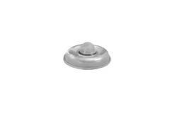 Door Bumper, plastic, clear, 12.6mm diameter, height=5mm (200/sheet)