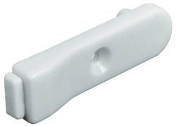 Door Stop, plastic, white, 37x12mm