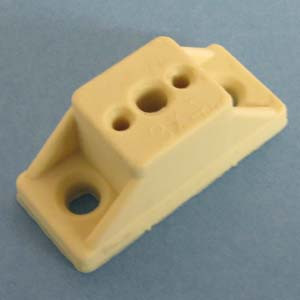 Drawer Slide Spacer 3/4", Almond, Pkg of 50