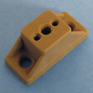 Drawer Slide Spacer 3/4", Tan, Pkg of 50