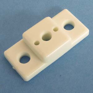 Drawer Slide Spacer 3/8", White, Pkg of 50