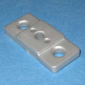 Drawer Slide Spacer 1/4", Silver, Pkg of 500