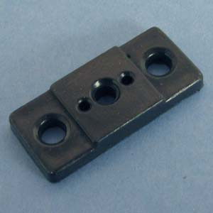 Drawer Slide Spacer 1/4", Black, Bag of 4