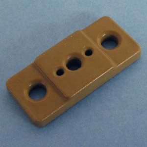 Drawer Slide Spacer 1/4", Tan, Pkg of 50