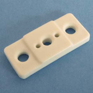 Drawer Slide Spacer 1/4", White, Bag of 4