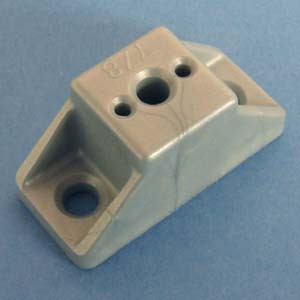 Drawer Slide Spacer 7/8", Silver, Pkg of 50