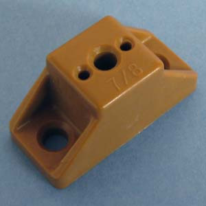 Drawer Slide Spacer 7/8", Tan, Pkg of 50