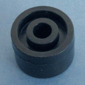 Drawer Slide Spacer (Round) 5/8" x 1", Black, Pkg of 500