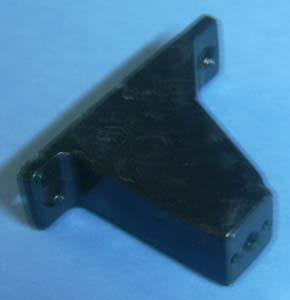 Slide Out Tray Spacer 2-3/16" - 5mm peg, Black, Bag of 2