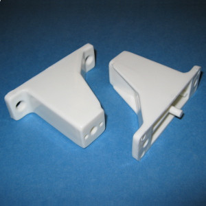 Slide Out Tray Spacer 2-3/16" - 5mm peg, White, Pkg of 50