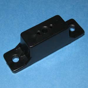 Drawer Slide Spacer Full Extension 1" - no peg, Black, Pkg of 100